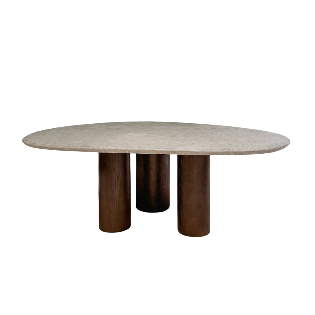 Jonah Indoor Stone Skin Dining Table – RIS Store KSA