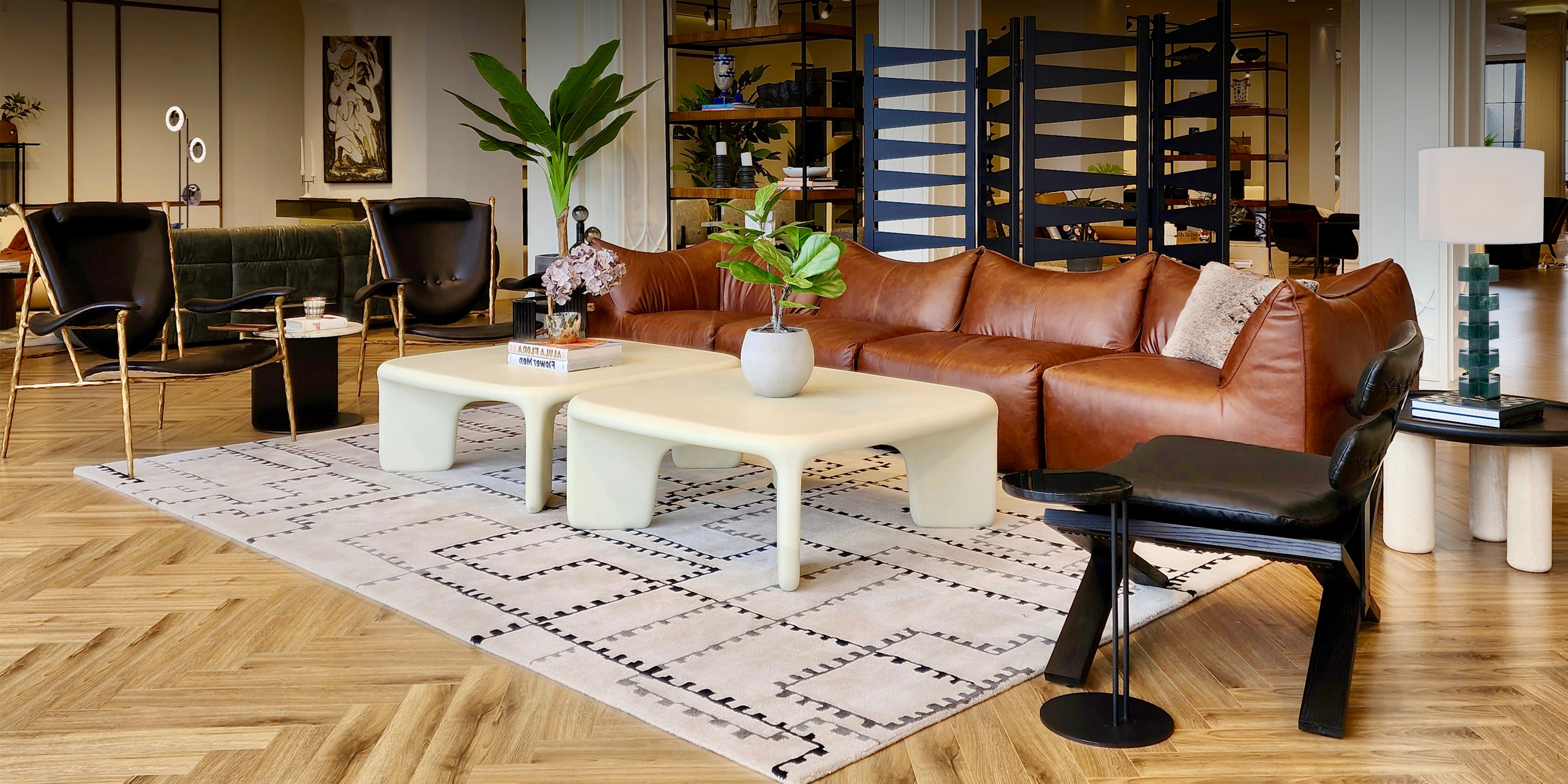 A layered contemporary living room curated by RIS